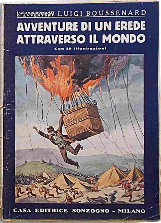 Avventure di un erede attraverso il mondo - Louis Boussenard - copertina