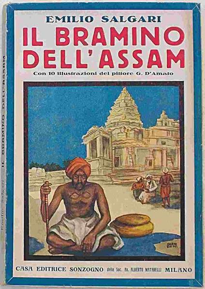 Il bramino dell'Assam - Emilio Salgari - copertina