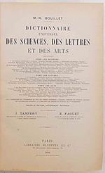 Dictionnaire universel des Sciences, des Lettres et des Arts