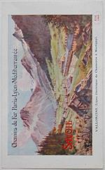 Vallorcine (Ligne électrique de Chamonix à Martigny). Savoie. Chemins de Fer Paris-Lyon-Méditerranée. Eté 1909