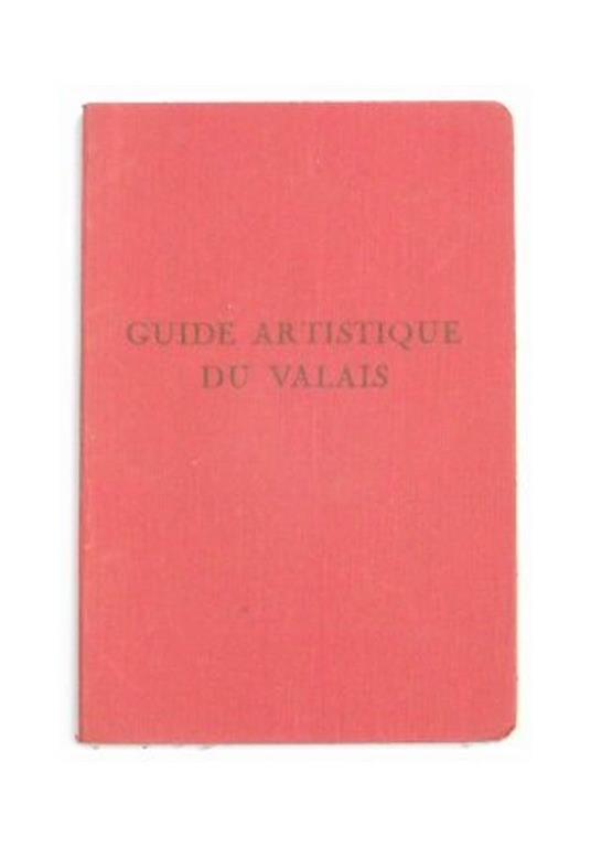 Guide artistique du Valais - Andre Donnet - copertina