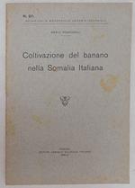 Coltivazione del banano nella Somalia italiana