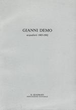 Gianni Demo acquaforti 1985-1992