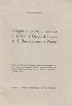 Indagini e problemi intorno al pulpito di guido da como in s. bartolomeo a pistoia