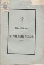 Elogio funebre detto dall'avv. gaetano pini nella chiesa di s. domenico peri funerali dedicati dal popolo samminiatese alla memoria del cav. prof. misael pieragnoli il giorno 27 febbraio 1878