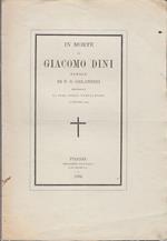 In morte di giacomo dini parole di f.s. orlandini pronunziate la sera della tumulazione 12 giugno 1864