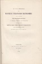 Di Una Memoria Del Marchese Ferdinando Bartolommei Sulla Riforma Dell'orfanotrofio Del Bigallo E Delle Scuole Leopoldine Relazione Letta Dal Cons. Marco Tabarrini Alla R. Accademia Dè Georgofili Nell'adunanza Solenne Del Dì 22 Maggio 1870