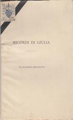 Ricordi di giulia viii decembre 1898