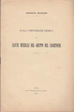 Sulla composizione chimica di alcuni minerali del cloritoide