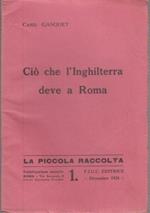 Ciò che l'inghilterra deve a roma