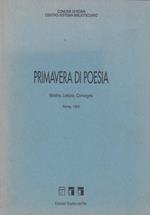 Primavera di poesia. Mostra Letture Convengo Roma 1993