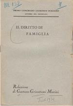 Il Diritto Di Famiglia