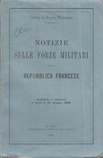 Notizie Sulle Forze Militari Della Repubblica Francese Aggiunte E Varianti A Tutto Il 30 Giugno 1898