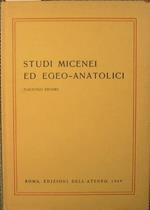 Studi micenei ed egeo-anatolici