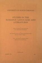 Studies in the romance languages and literatures