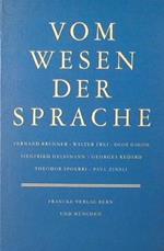 Vom Wesen der sprache