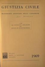 Giustizia civile. Massimario annotato dalla cassazione.Anno 1969