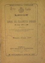 Legge sulla riforma del procedimento sommario. 31 Marzo 1901, n.107