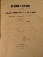 Decisioni della gran corte civile di Palermo