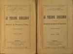 La funzione giudiziaria. Vol. II ''Elementi di procedura civilè' - Vol. IV ''Servizi di Cancelleria e di segreteria