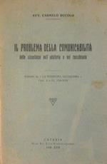 Il problema della comunicabilità delle circostane nell'adulterio e nel concubinato. Estratto da ''La rassegna Giudiziarià' Fasc. II e III, 1938-XVII