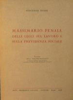 Massimario penale delle leggi sul lavoro e sulla previdenza sociale