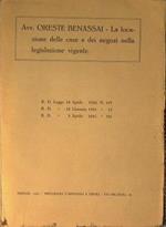 La locazione delle case e dei negozi nella legislazione vigente. RD. Legge 18 Aprile 1920 n. 477. R. D. legge 16 Gennaio 1921 n. 13. R. D. 3 Aprile 1921 n. 331