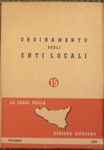 Ordinamento degli enti locali. Le leggi della Regione Siciliana