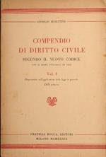 Compendio di diritto civile secondo il nuovo codice. Con il testo integrale di esso