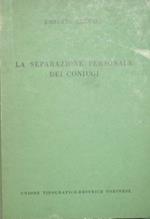 La separazione personale dei coniugi