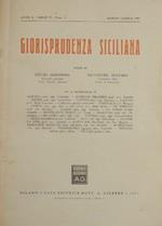 Giurisprudenza siciliana. Anno X, serie II, Fasc. II. Marzo-Aprile 1957