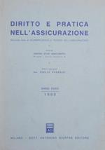 Diritto e pratica nell'assicurazione. Anno XXXII, 1990. Seconda serie di giurisprudenza e tecnica nell'assicurazione