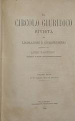 Il circolo giuridico. Anno XXVII. Vol. XXVII. Rivista di legislazione e giurisprudenza