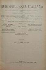 Giurisprudenza italiana. Vol. CXVIII. Anno 1966. Con repertorio generale annuale di giurisprudenza, dottrina e legislazione