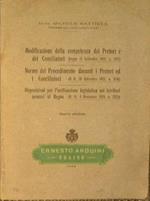 Modificazione della competenza dei Pretori e dei Conciliatori. (Legge 15 Settembre 1922, n. 1287)