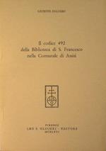 Il codice 492 della Biblioteca di S. Francesco nella Comunale di Assisi