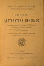 Principii di Letteratura generale. Avvertimenti intorno ai vari generi dello scrivere