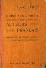 Morceaux choisis des Auteurs Français XVI, XVII, XVIII, et XIX siécles
