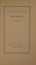 Die Geige. Vier Novellen