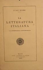 La letteratura italiana e la storiografia contemporanea