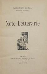 Note Letterarie
