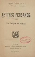 Lettres persanes. Le Temple de Gnide