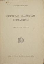 Scriptorum romanorum supplementum