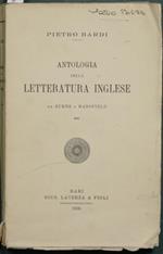 Antologia della letteratura inglese. Da Burns a Mansfield