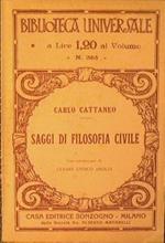 Saggi di filosofia civile