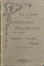 Formulario terapeutico con nozioni di patologia e terapia clinica