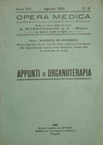 Appunti di organoterapia