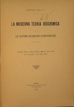 La moderna Teoria Biochimica e le ultime ricerche scientifiche