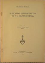 La più antica tradizione melodica del R. G. '' Dilexisti iustitiam ''