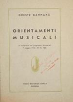 Orientamenti musicali